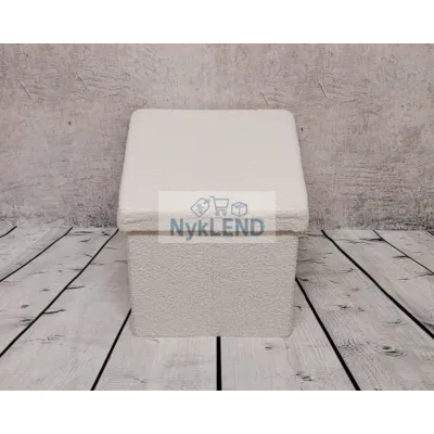 Tapicerowana pufa ze schowkiem