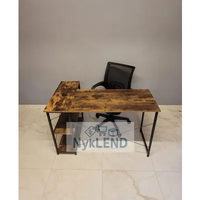 Biurko narożne stół komputerowy z fotelem