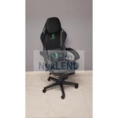Fotel gamingowy czarno - zielony